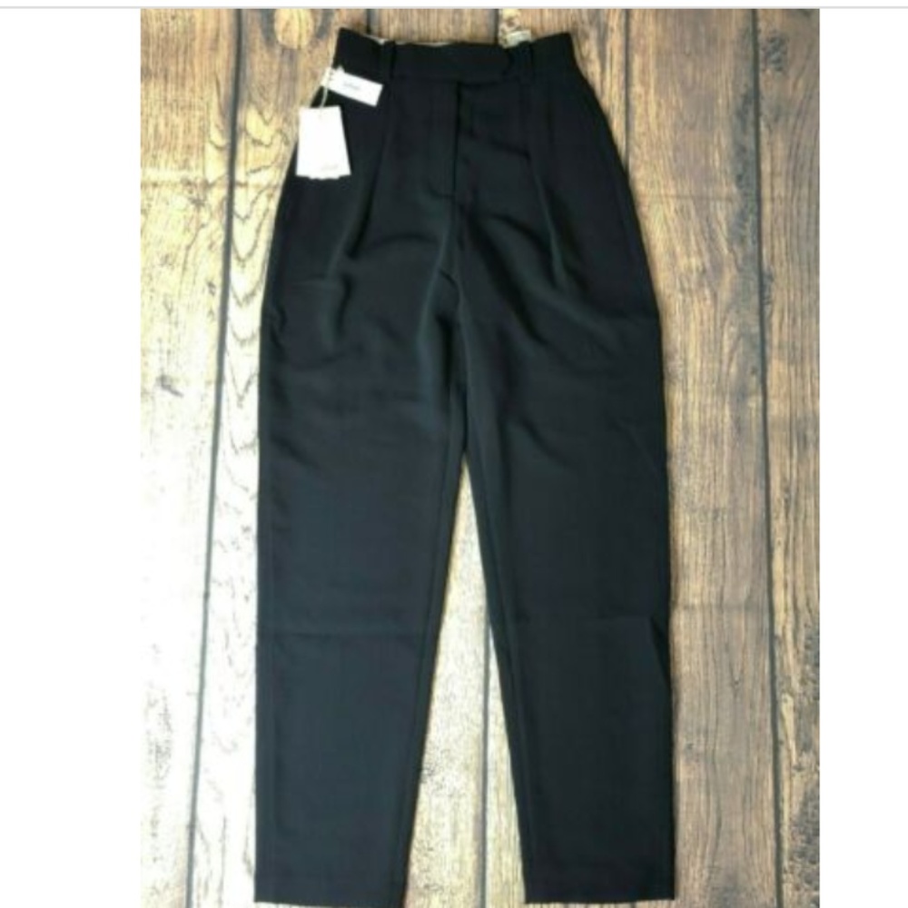 Wilfred Gabriel Womens 0 Black Pants High Waisted